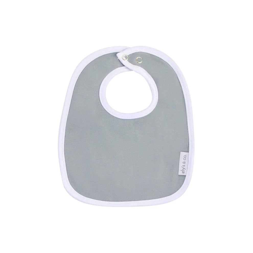 Ely's and Co Blue Jersey Bib Terry Lining White Trim