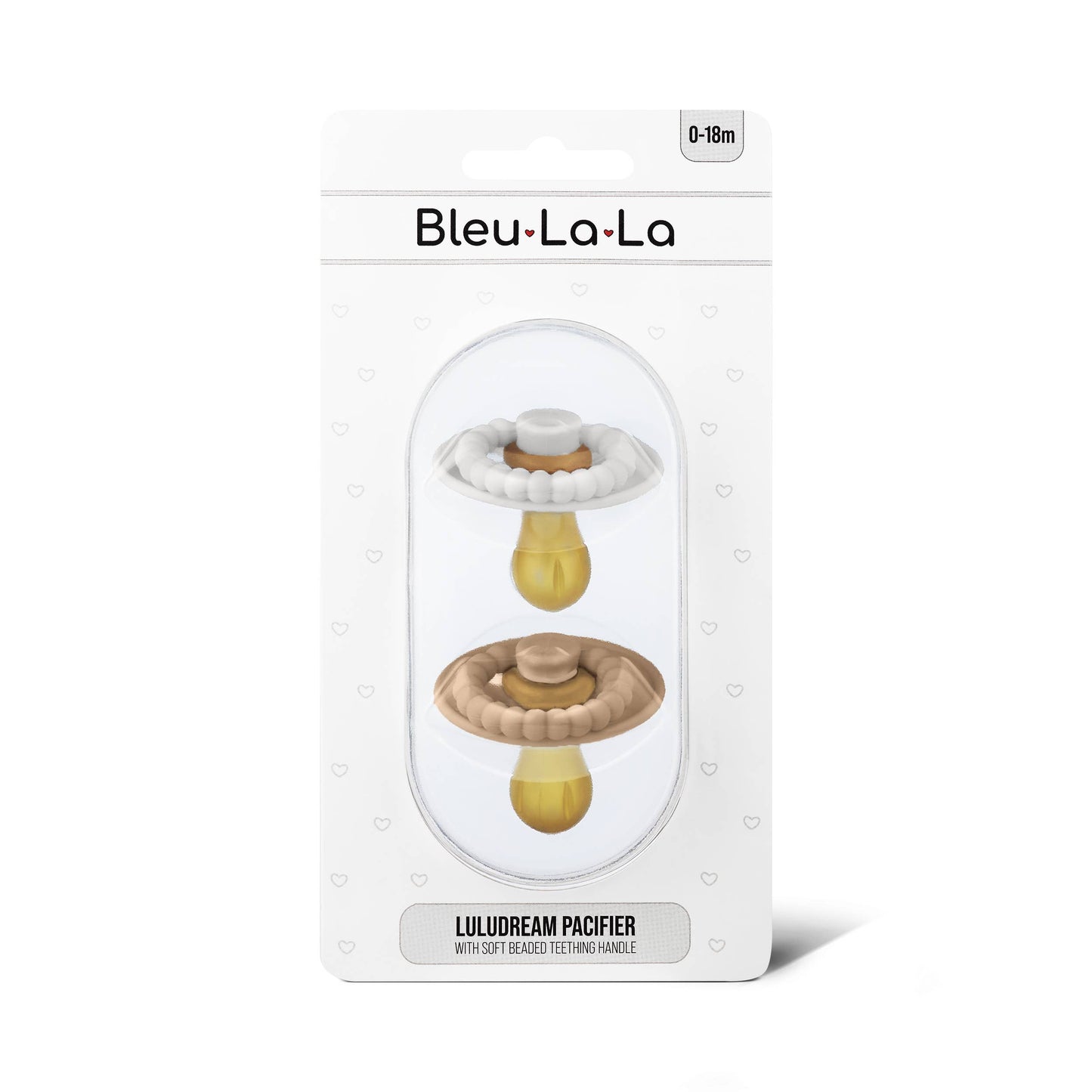 Bleu La La - Luladream Pacifier Set of 2 Camel + Cream