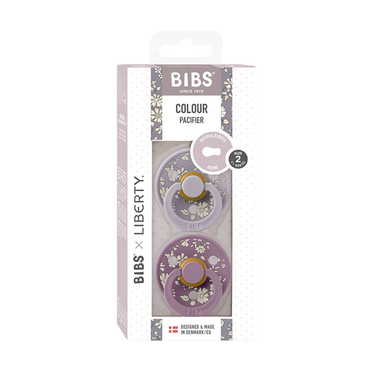 BIBS x LIBERTY Colour 2 Pack Capel - Fossil Grey Mix