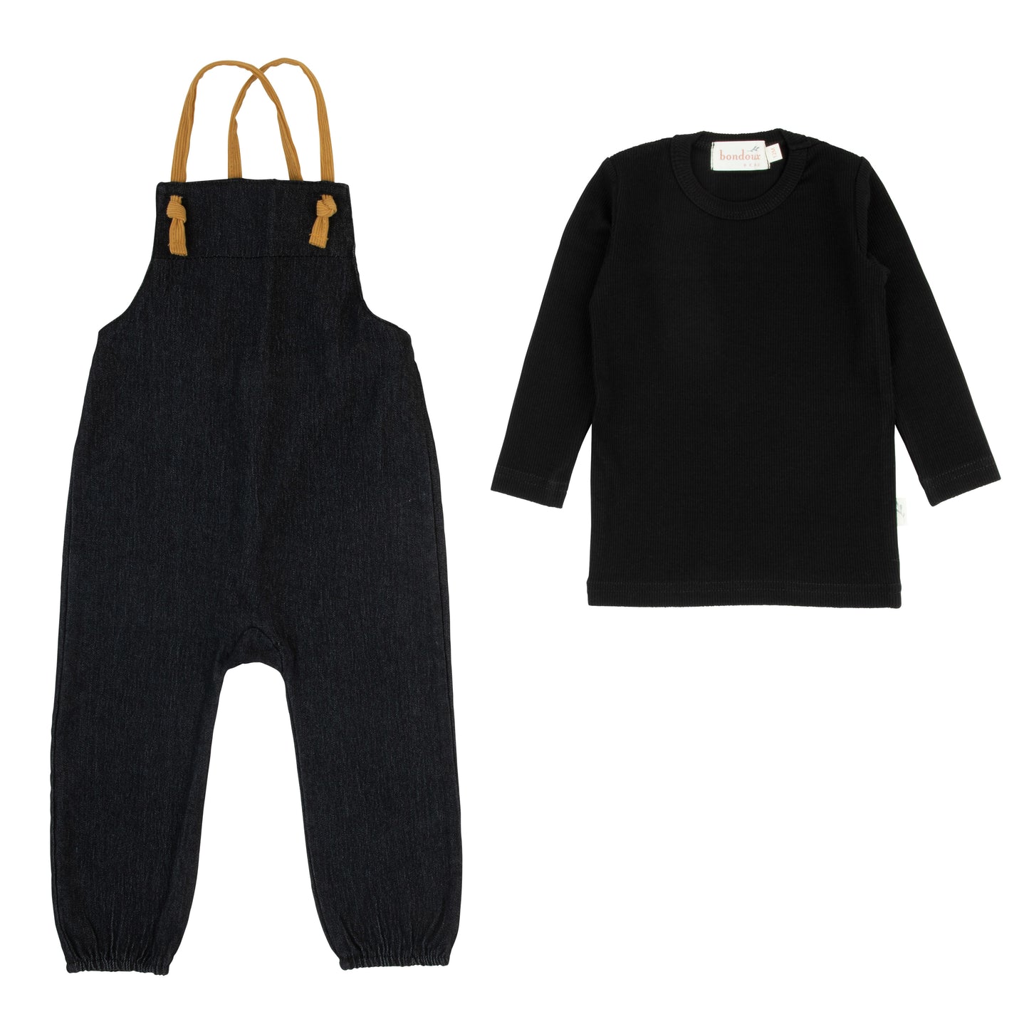 Bondoux Yellow Denim Romper-Boys