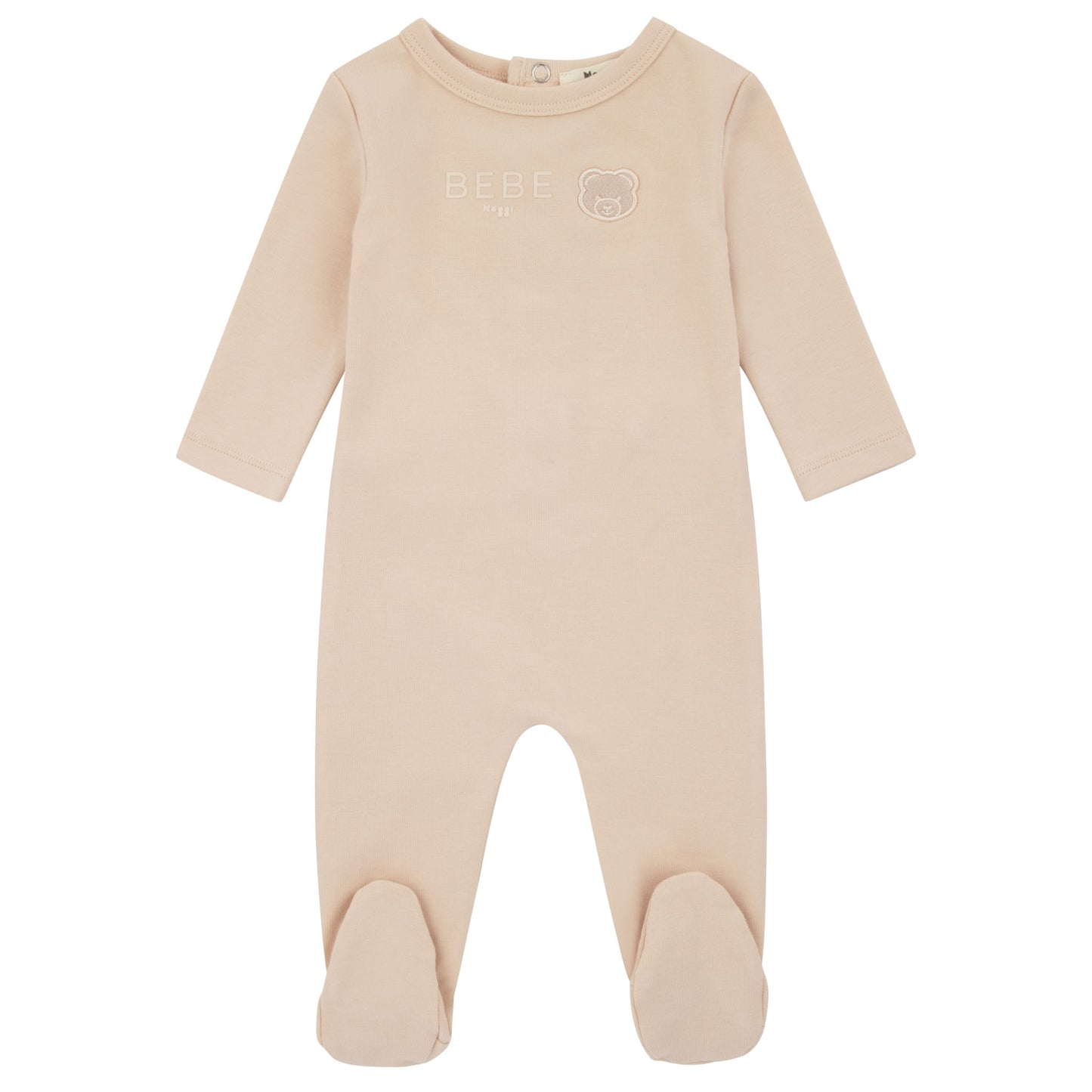 Noggi Teddy Footie Pink