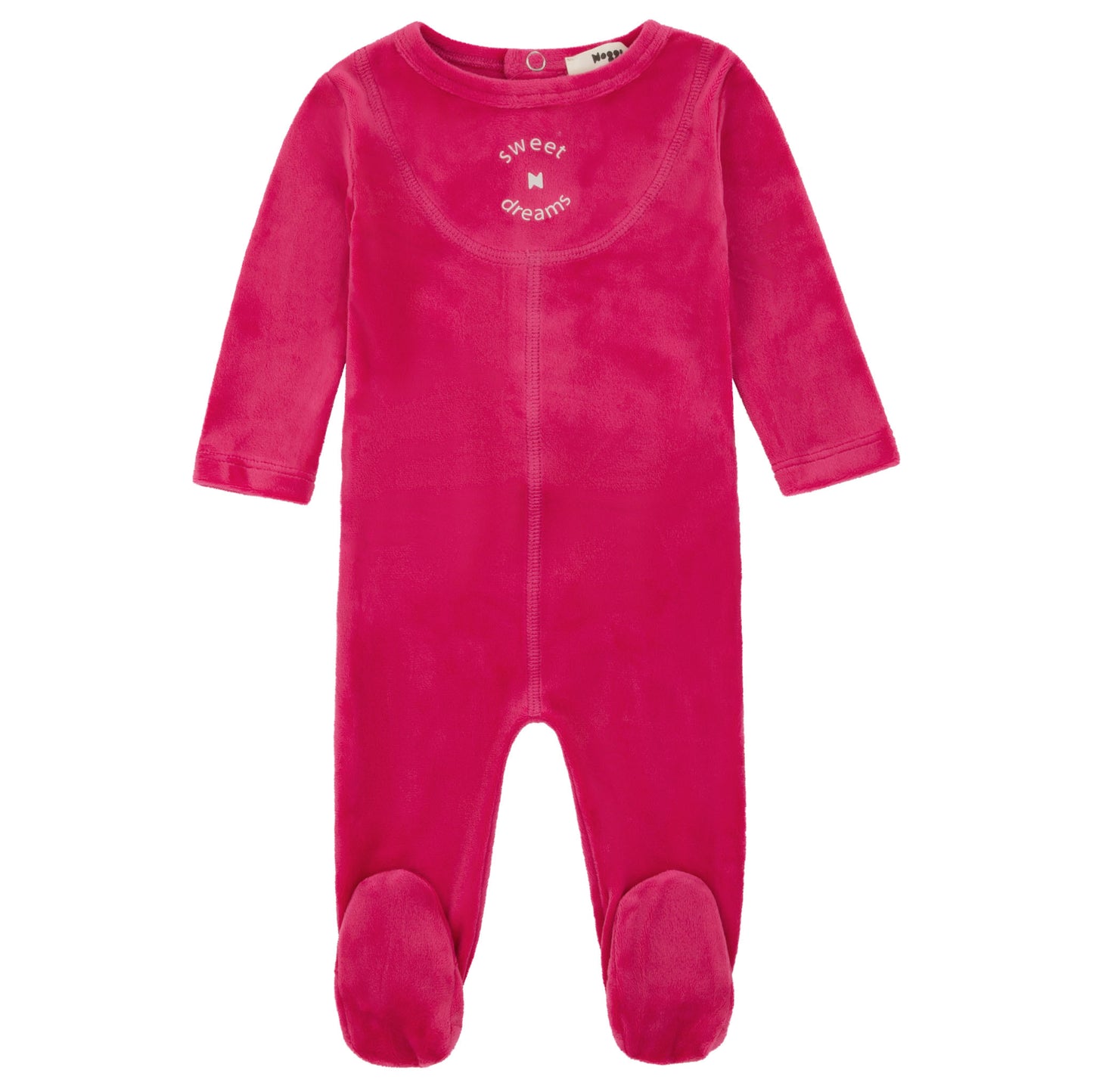 Noggi Sweet Seams Footie- Pink