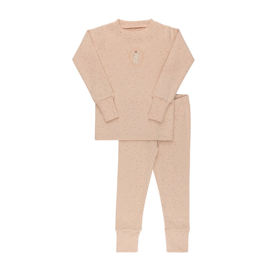 Ely's and Co Cotton Bunny Collection Lounge Set-Pink