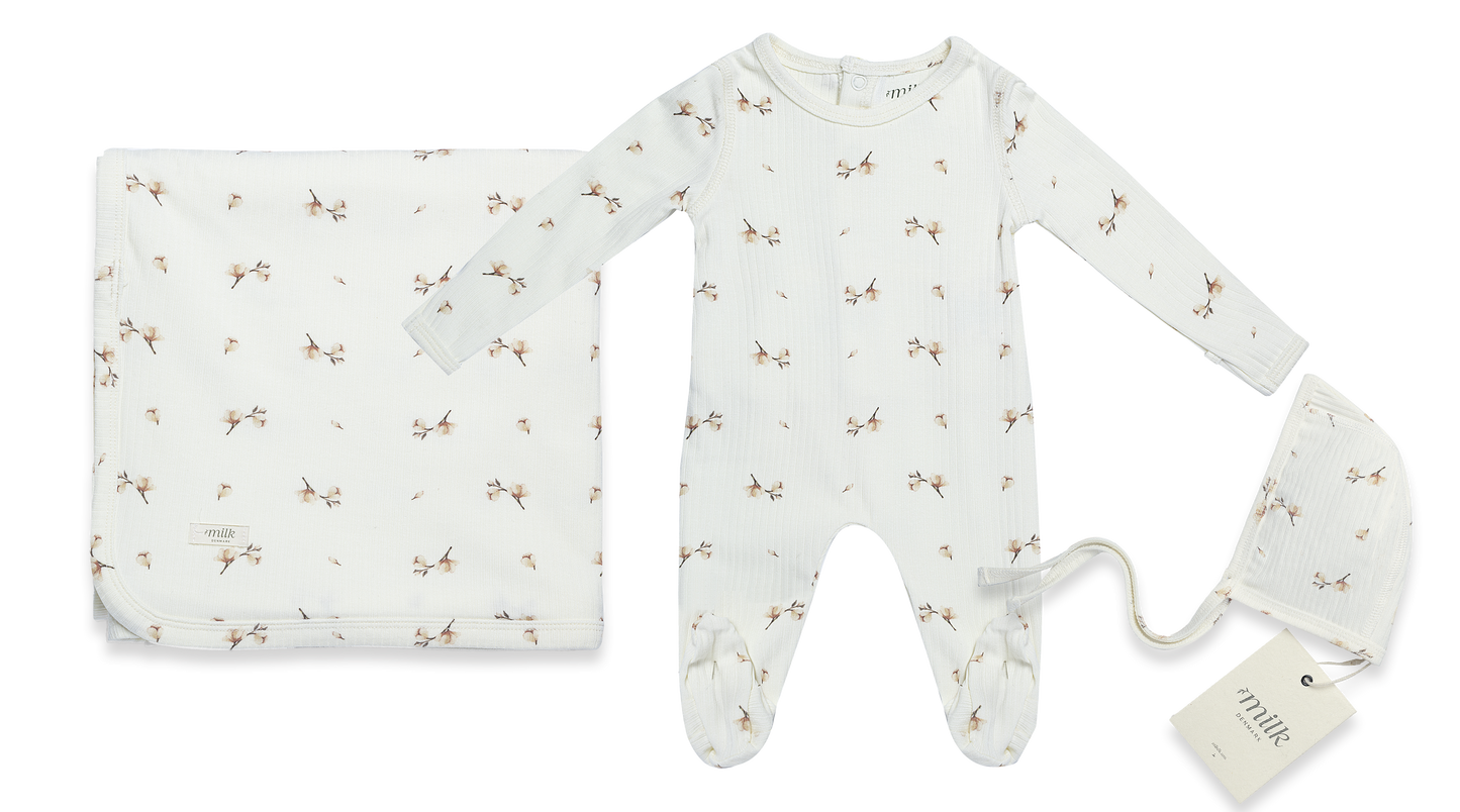 Milk Denmark Blossom Ivory Layette Set