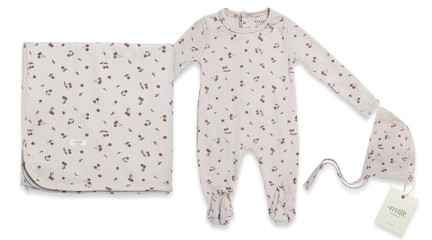 Milk Denmark Cherry Layette Set