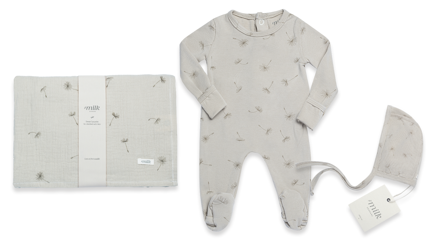 Milk Denmark Wildflower Taupe Layette Set
