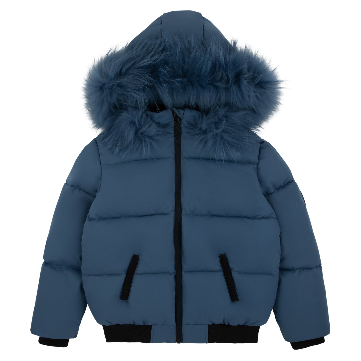 Bondoux Textured 'B' Jacket-Navy