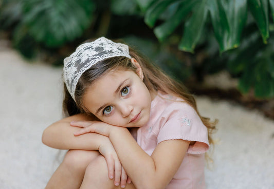 Looms Floral Embroidered Collection 2Pc Set -Pink