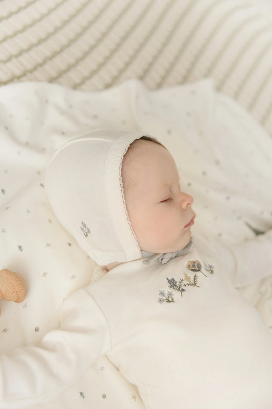 Mon Tresor Embroidered Garden Boys Layette Set