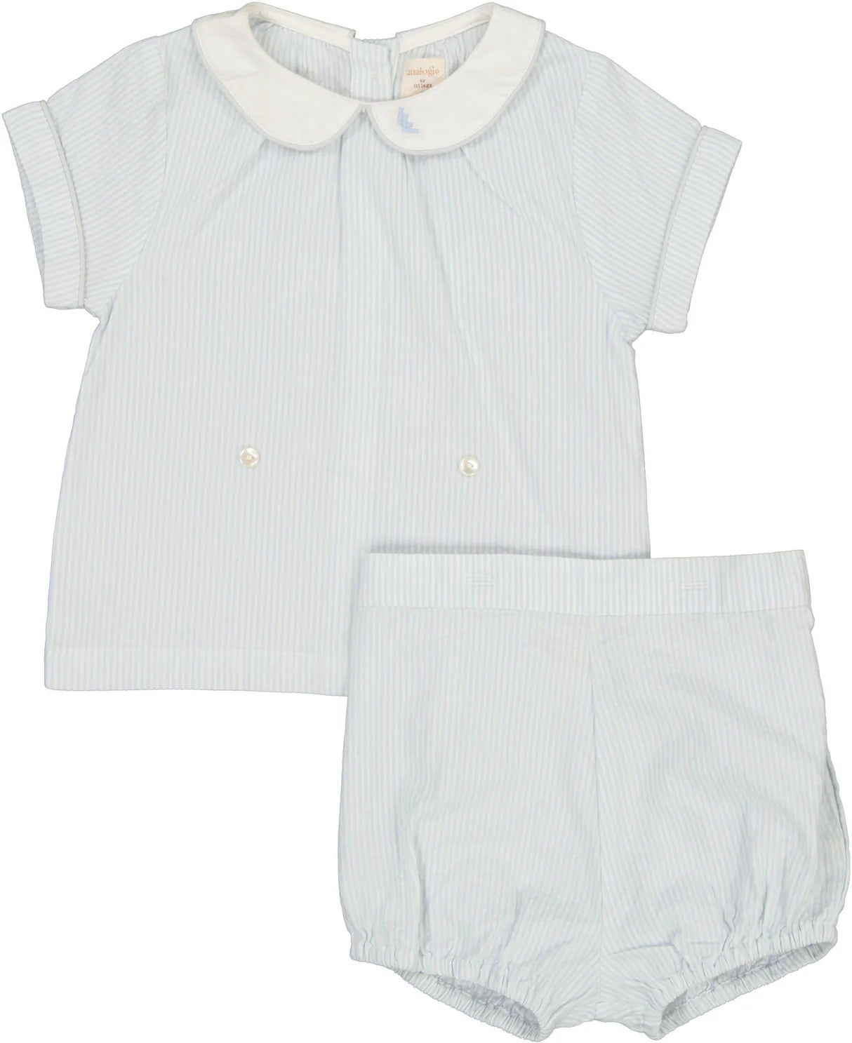 Lil Legs Mountain Meadows Toddler Set - Clear Blue