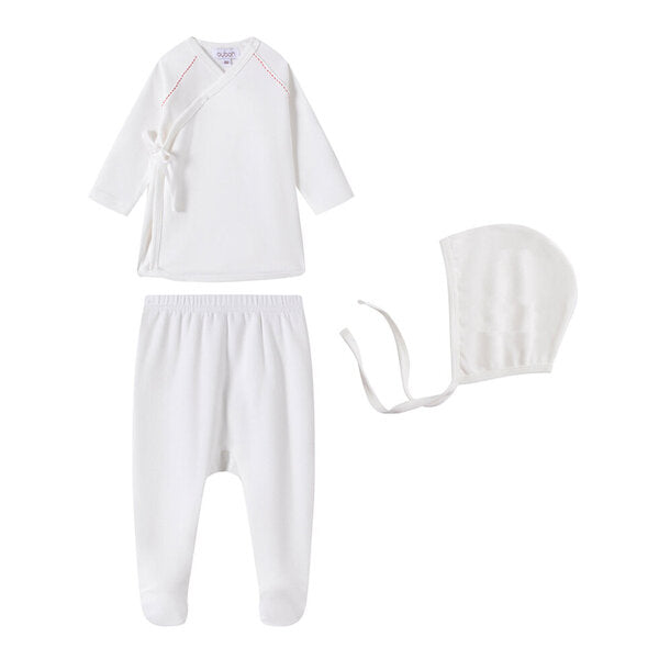 Oubon Wrap 2PC With Stitching- Pink
