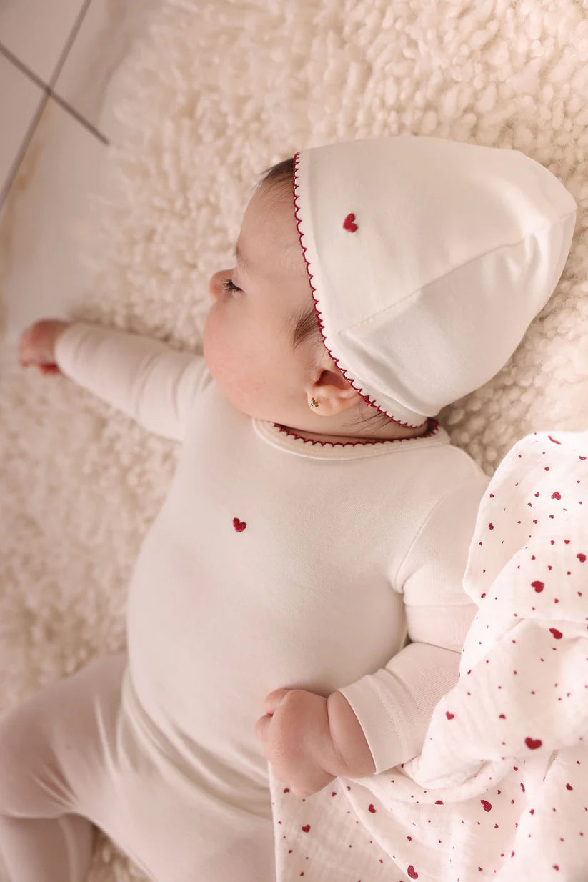 Bubani Heart Footie Set