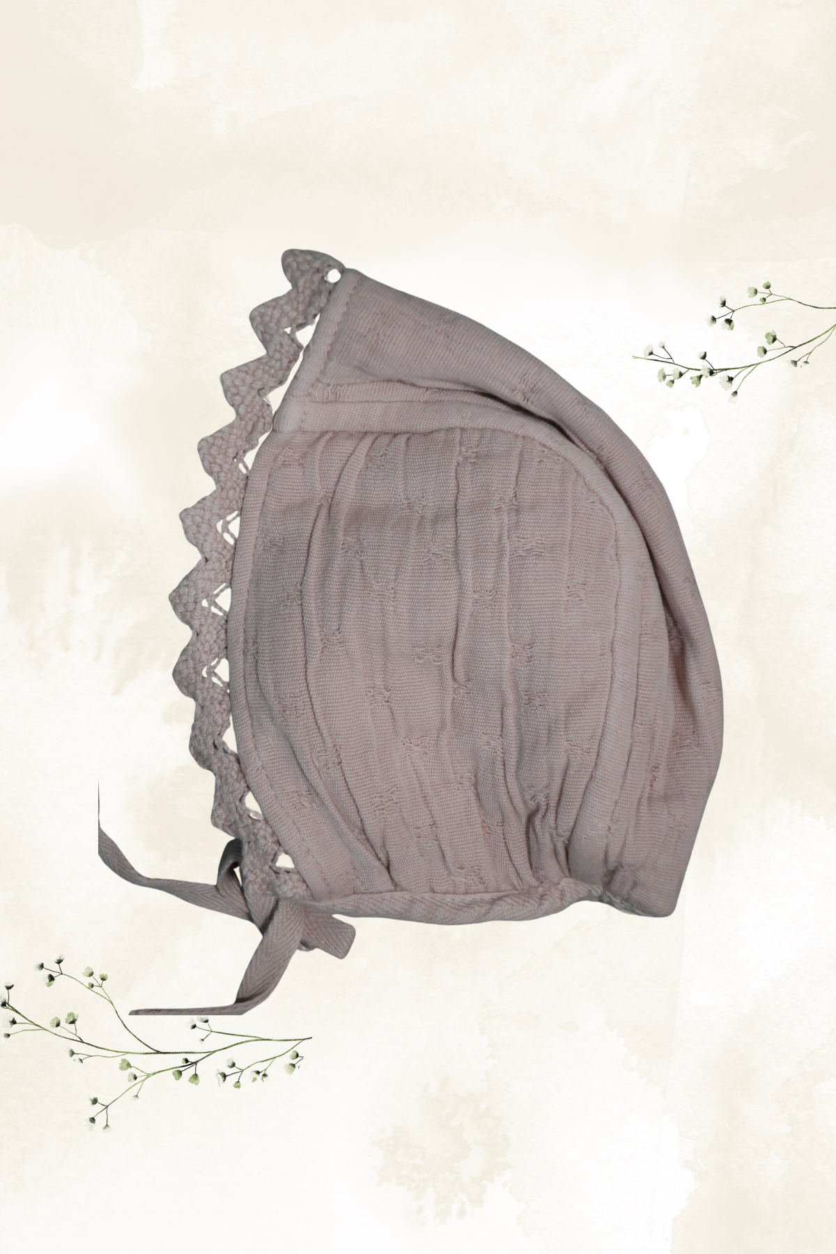 Bebe OrganicLumi Bonnet - Dusty Rose