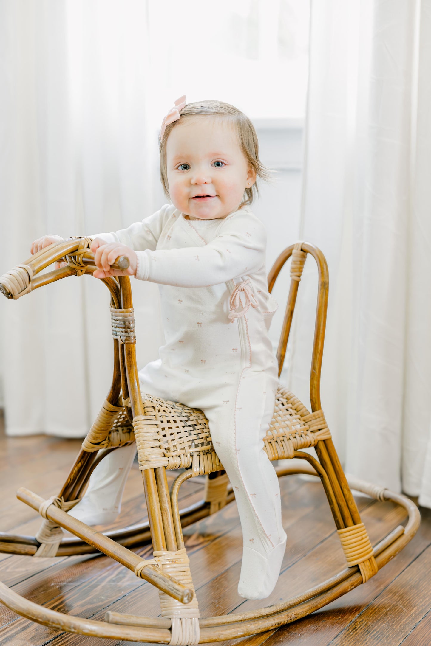 Mon Tresor Bow Wrap Layette Set - Ivory