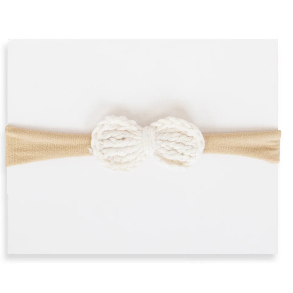 Adora Crochet Petite Headband - Cream