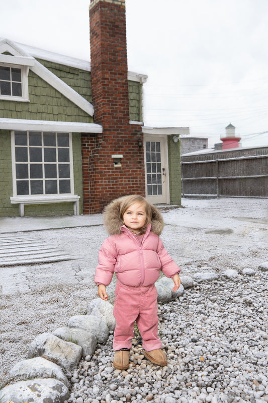 Denali Infant Classic Bomber- Dusty Rose