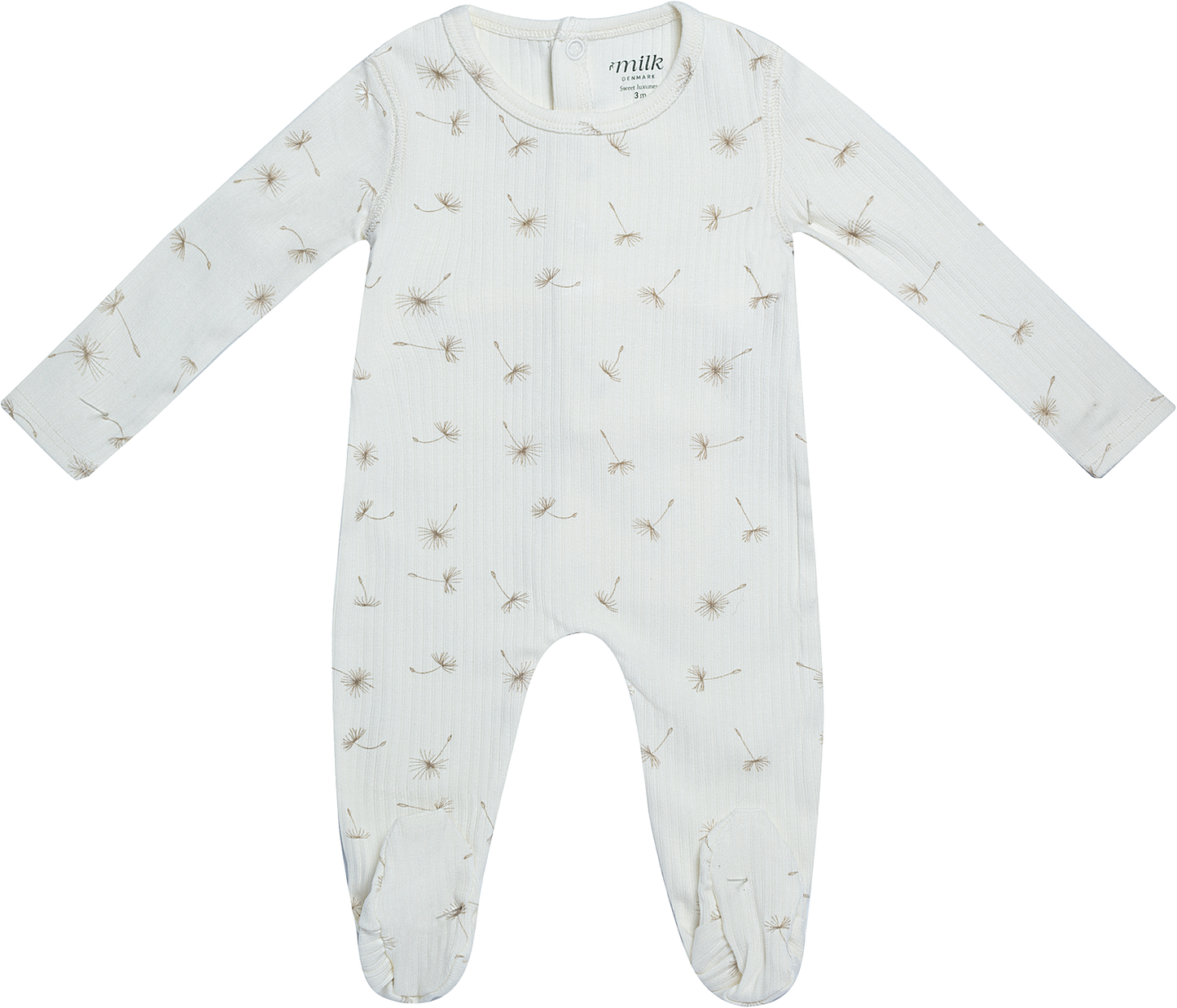 Milk Denmark Footie - Wildflower Ivory