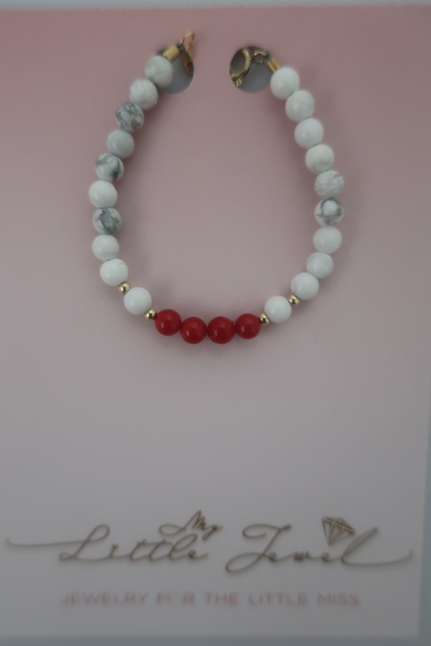 My Little Jewel Center Bead Baby Bracelet