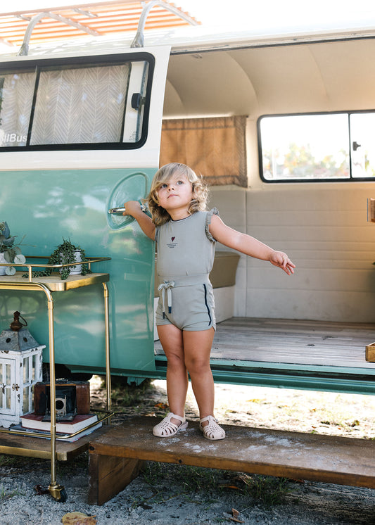 Lil Legs Outerfield Girls Set- Green
