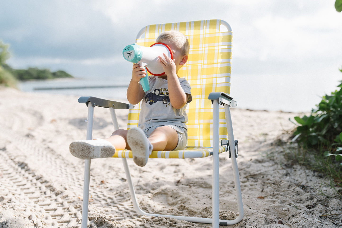 Lil Legs Lemon Toddler Boy Set- Seafoam
