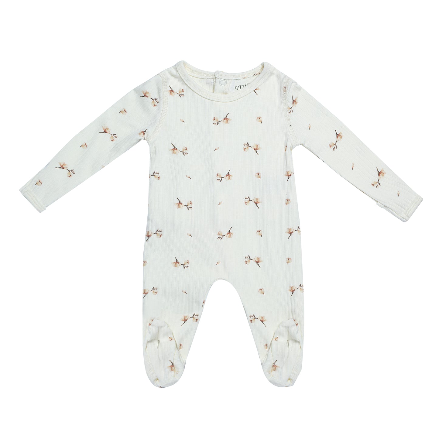 Milk Denmark Footie - Blossom Ivory