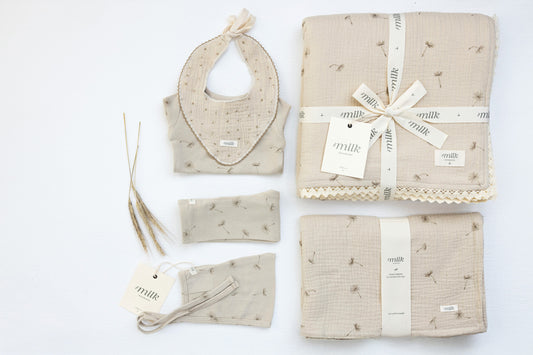 Milk Denmark Wildflower Taupe Layette Set