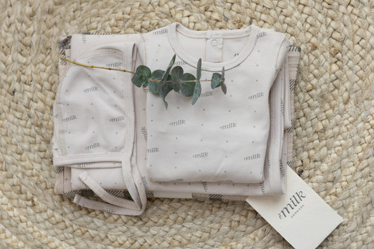 Milk Denmark Sand Layette Set
