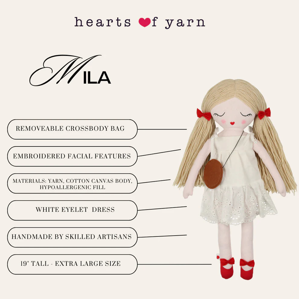 Hearts of Yarn Mila Doll