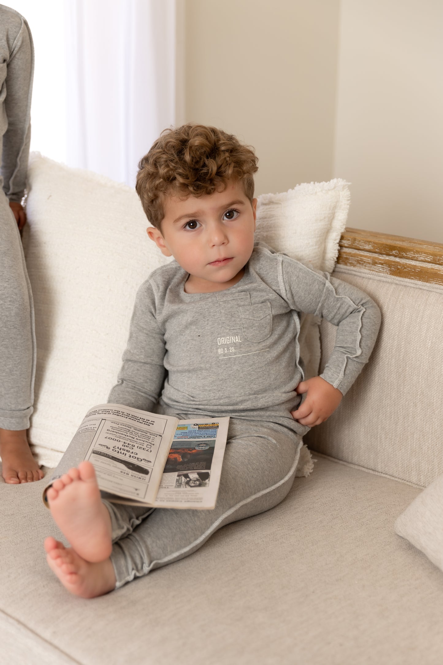 Bee & Dee Raw Sewing Pattern Loungewear- French Grey