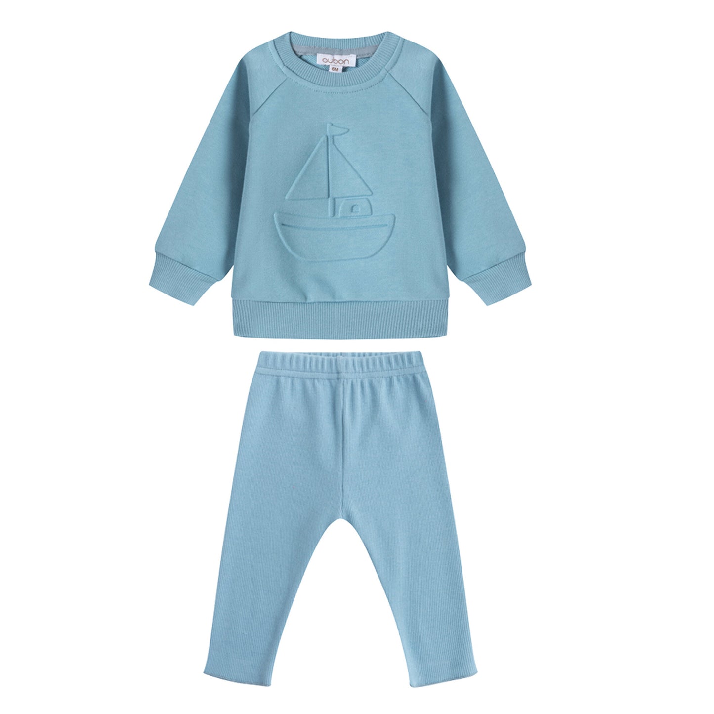 Oubon Sail Boat Long Sleeve Sweat Set