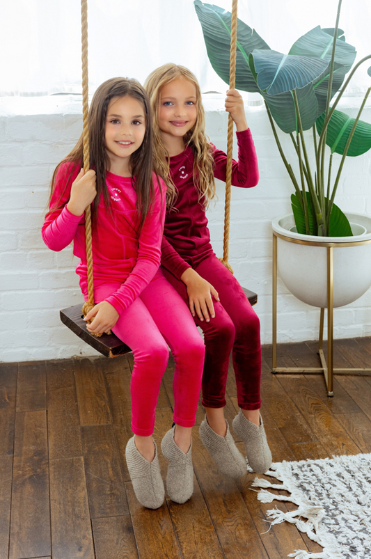 Noggi Sweet Seams Loungewear Set- Pink