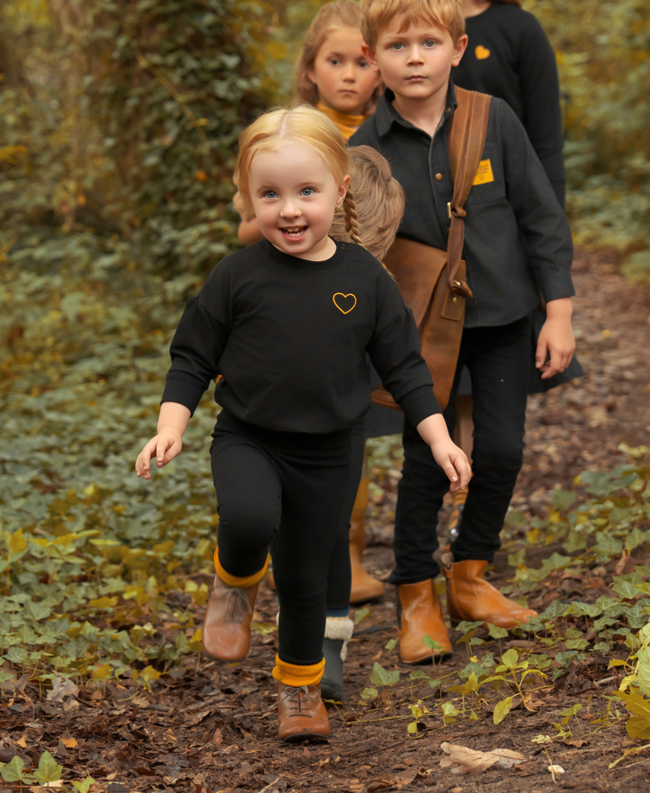 Bondoux Yellow Black 2 Piece-Girls