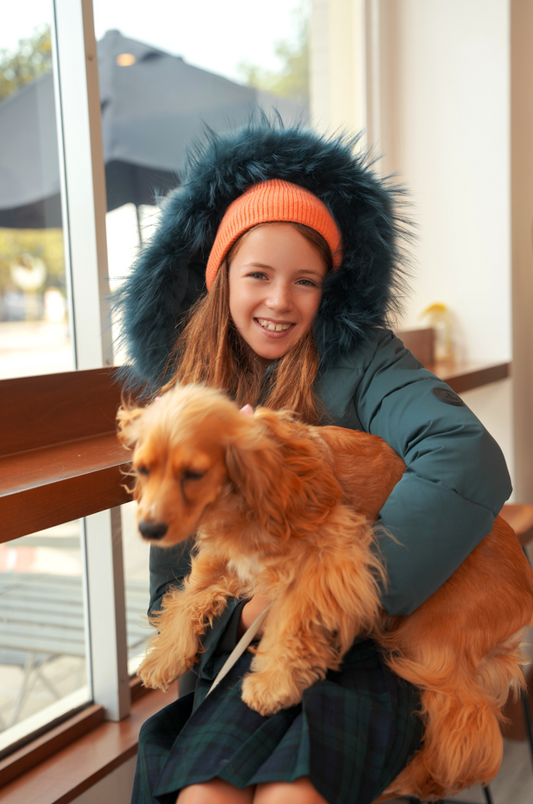 Bondoux Textured 'B' Jacket-Teal