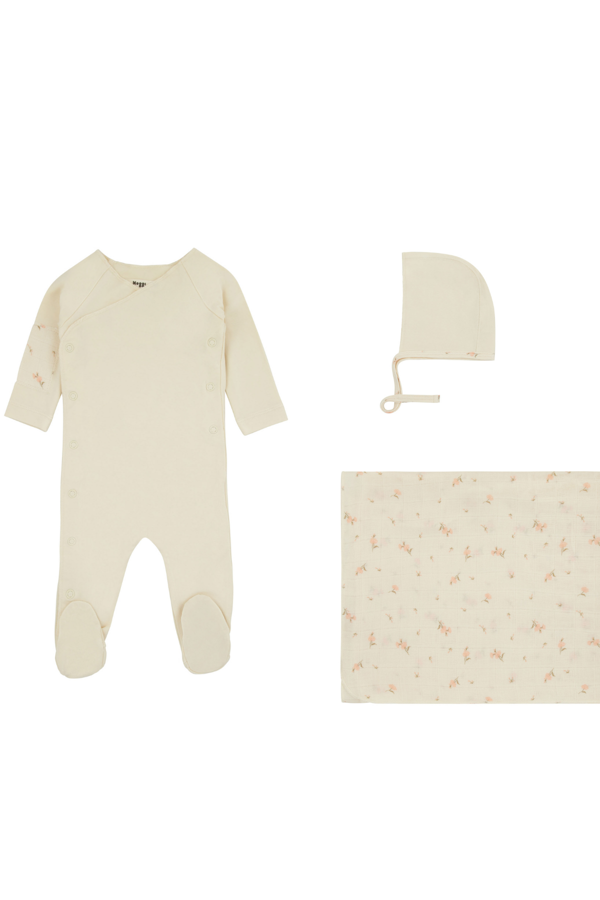 Noggi Floral Patch Layette Set Girl