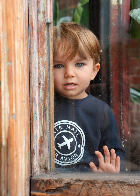 Bondoux Avion 2 Piece Set-Navy