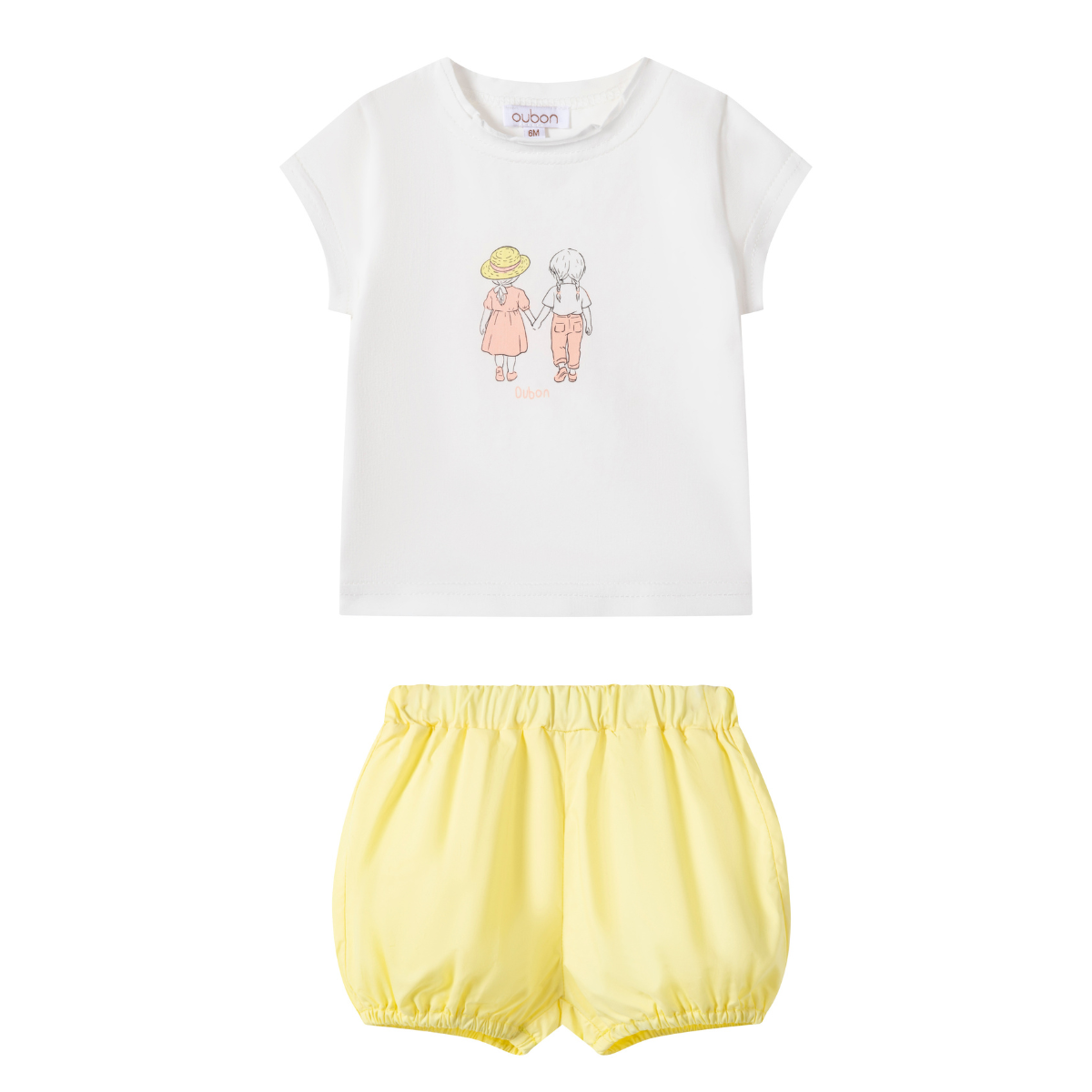Oubon Friends T-Shirt + Bloomer Set