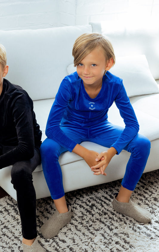 Noggi Sweet Seams Loungewear Set -Blue