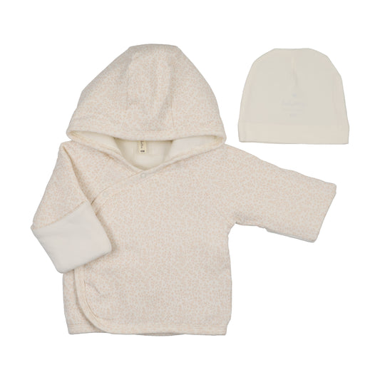 Lilette Leaf Trail Jacket- Cream/Pink