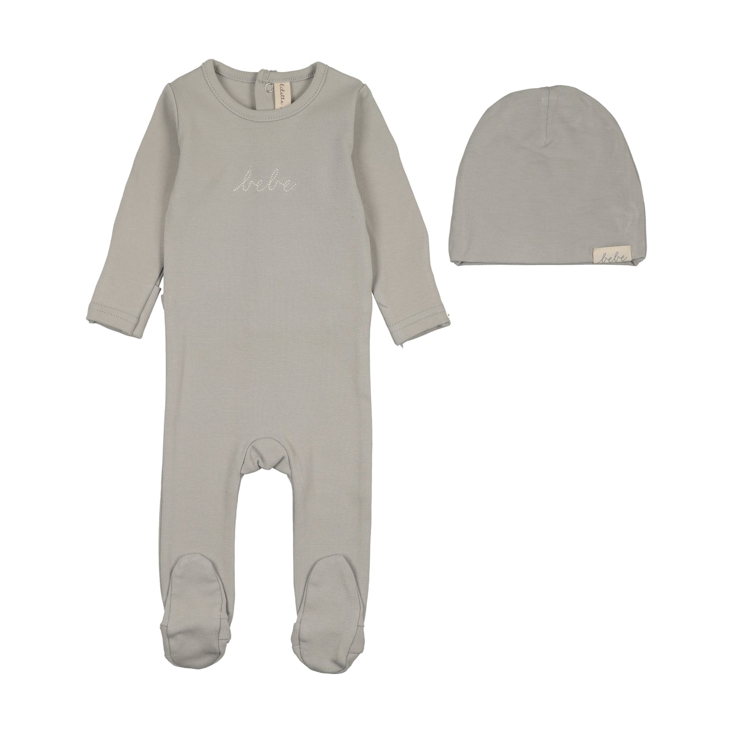 Lilette Take Me Home Bebe Footie Set-Pale Blue