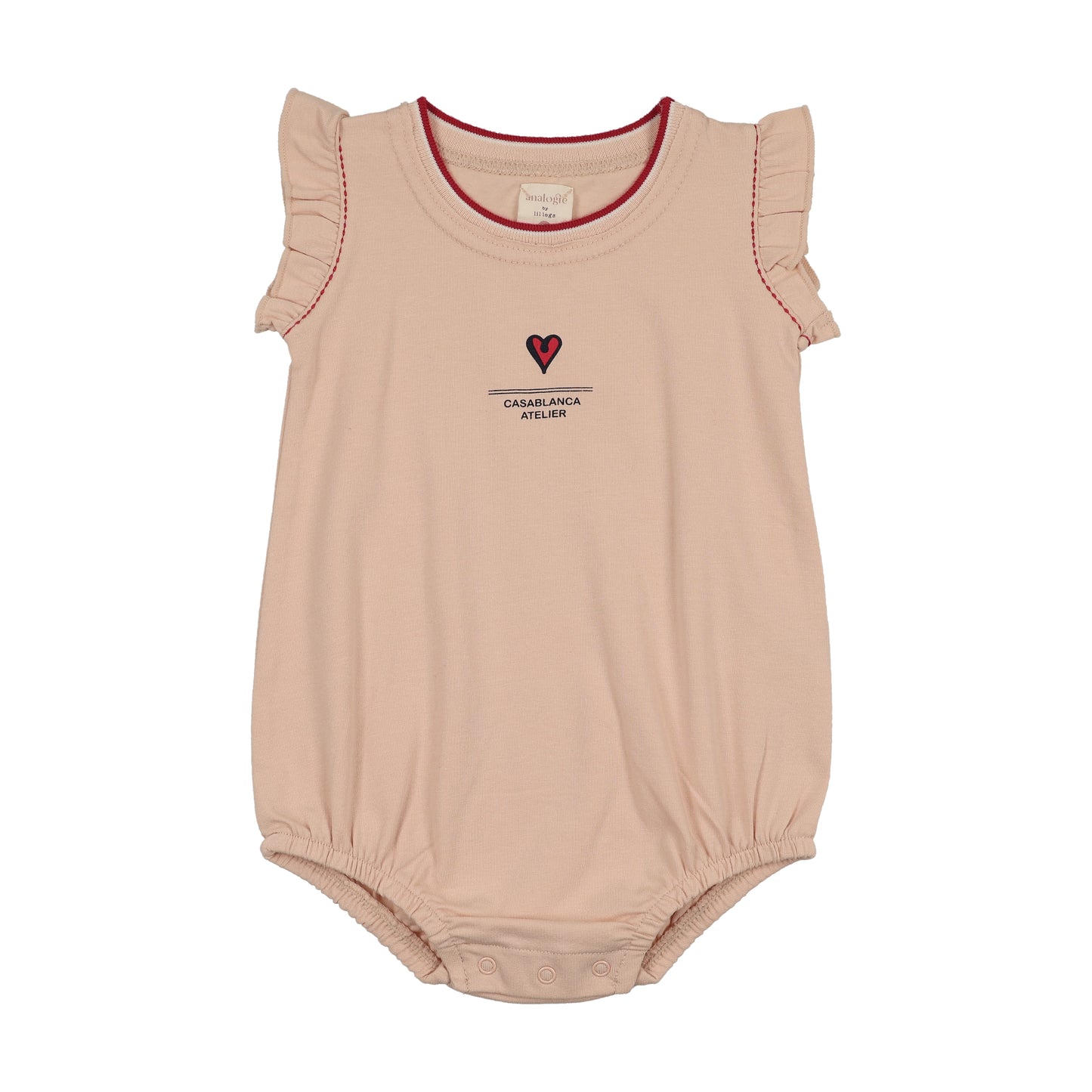 Lil Legs Outerfield Girls Romper-Pink