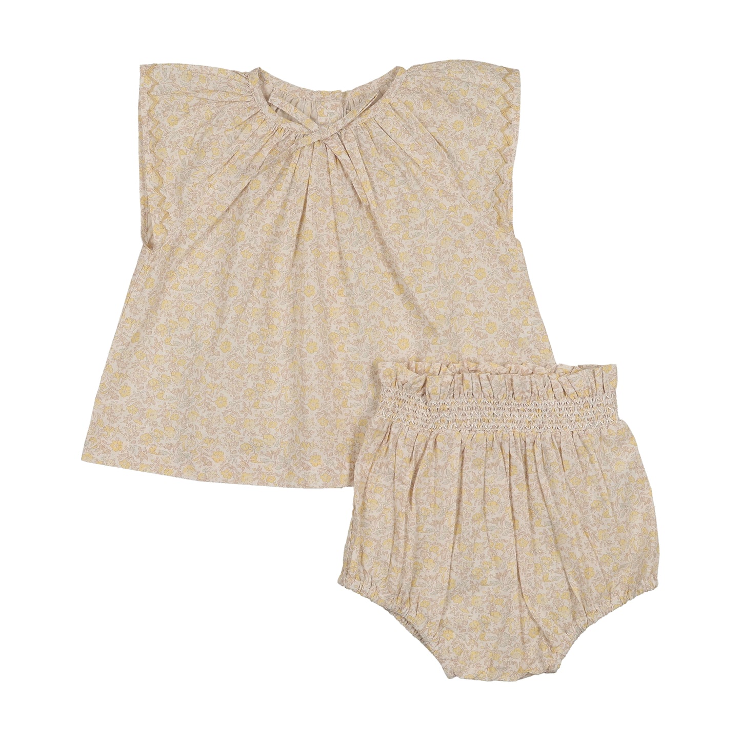 Lil Legs Sunny Blossoms Set- Yellow