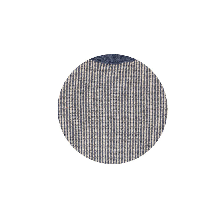 Blue/Ivory Thin Stripe Toddler Set