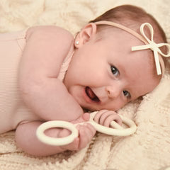 Adora Bebe Rattle Teether - Vanilla