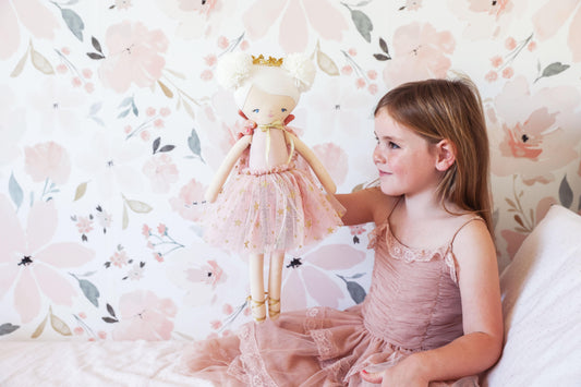 Alimrose Poppy Princess Blonde Blush Doll