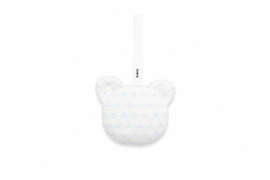 BabyO Blue Quilted Hearts Teddy Plushie