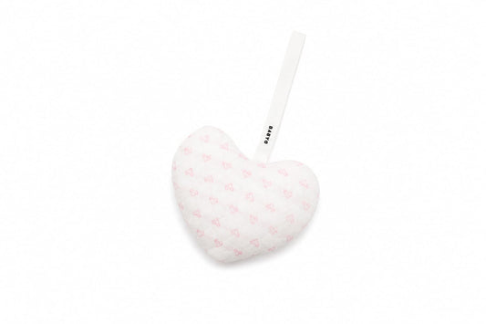BabyO Pink Quilted Hearts Heart Plushie