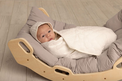 Bubani Quilted Layette Set- Off White