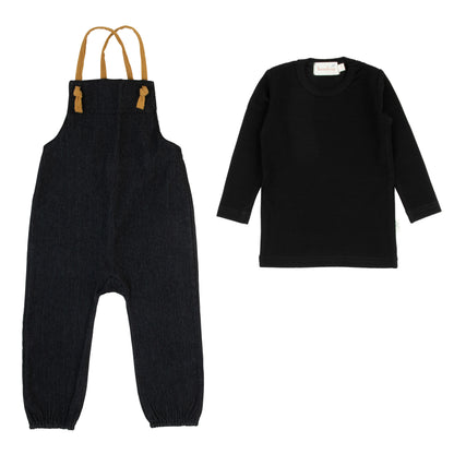 Bondoux Yellow Denim Romper-Boys