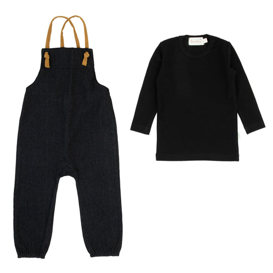 Bondoux Yellow Denim Romper-Boys