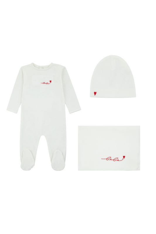 Noggi Layette Patch Layette Set- Girl